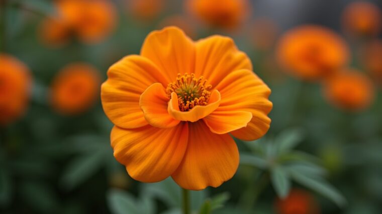 Fleurs Orange : Découvrez les Variétés, Astuces de Culture et Associations Harmonieuses
