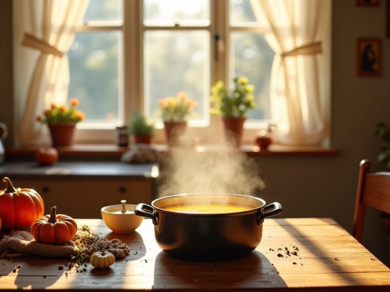 La soupe au potiron de grand-mère : découvrez le velouté réconfortant à préparer chez vous