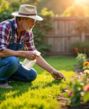 Vinaigre blanc comme désherbant : guide pratique et dosage pour un jardin au naturel