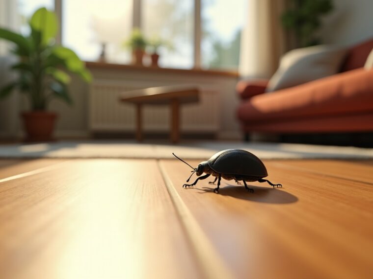 Insecte noir rond dans la maison : guide pour l'identifier et s'en débarrasser efficacement