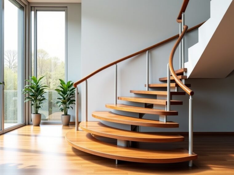 Escalier quart tournant haut : guide complet des dimensions, tarifs et astuces pour un choix réussi