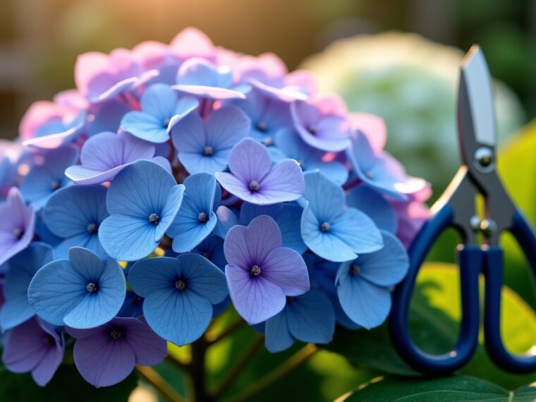 Hortensias : Le guide essentiel pour tailler fleurs et branches au bon moment