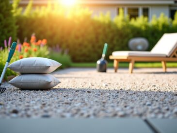 Terrasse en gravier : guide complet sur les tarifs, sélections et étapes d'installation
