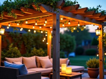 Illuminer votre pergola : astuces et solutions éclairées pour un extérieur charmant
